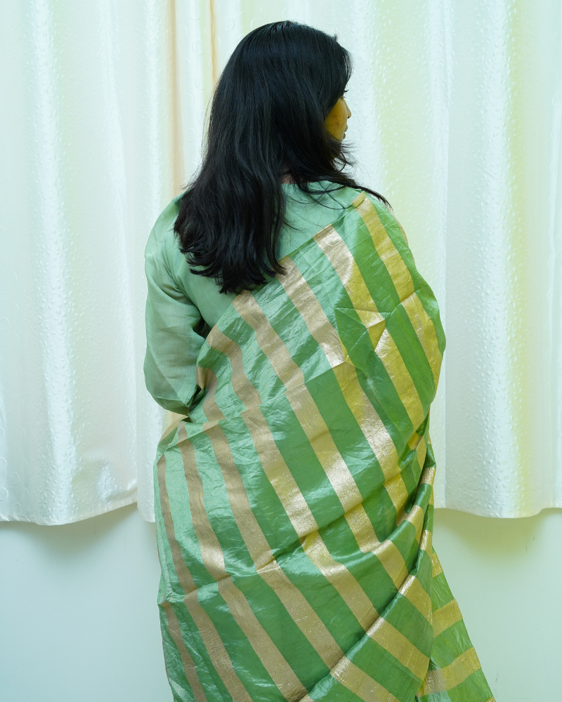 Silk Chanderi 3 Piece Set